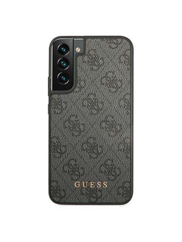 GUESS futerał do SAMSUNG S22 GUHCS22SG4GFGR (4G Metal Gold Logo) szary