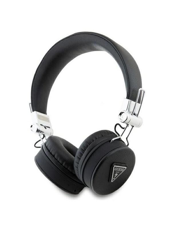 GUESS słuchawki bezprzewodowe bluetooth nagłowne ENC GUBH70PGTSPSK (Grained Classic Round Shape) czarne