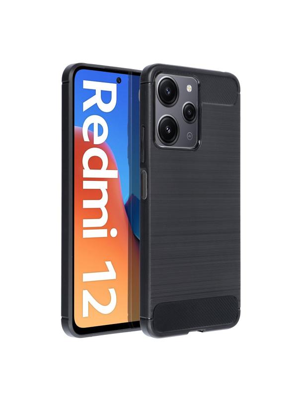 Futerał CARBON do XIAOMI Redmi 12 4G / Redmi 12 5G czarny