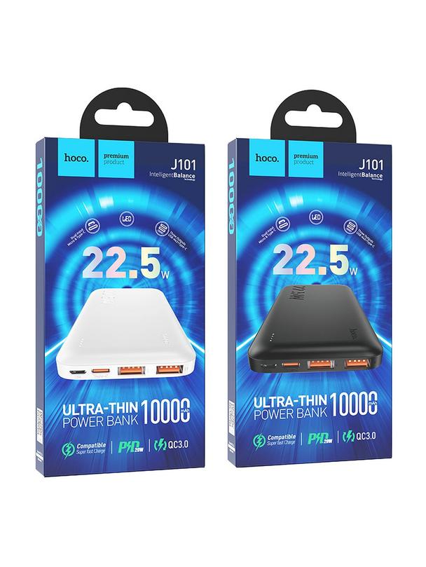 Powerbank Hoco 10000 mAh QC PD 3A 22,5W J101 biały