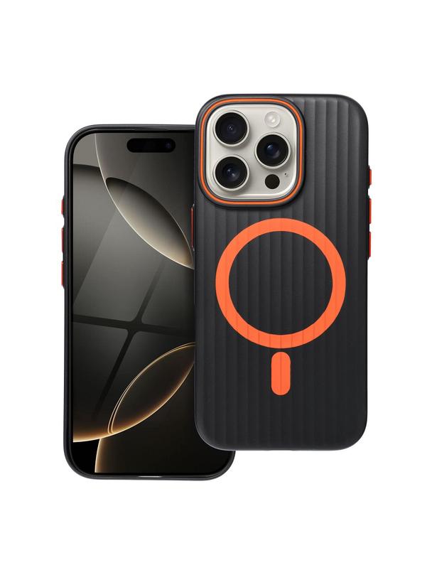 Futerał SIMPLY kompatybilny z MagSafe do IPHONE 13 Pro Max tytan czarny