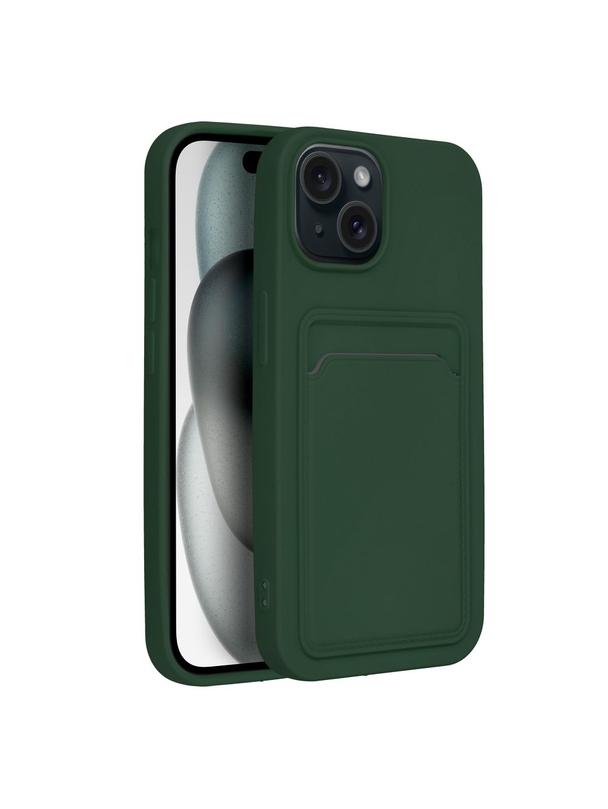 Futerał CARD CASE do IPHONE 15 zielony