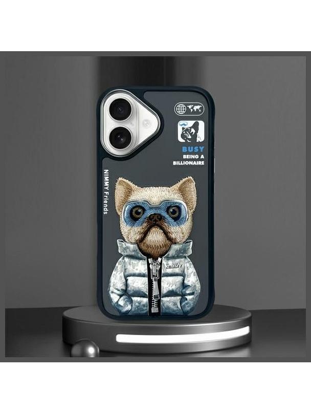 NIMMY futerał COOL&CUTE 2.0 Dog do IPHONE 16 czarny