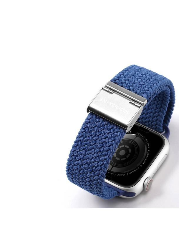 DUX DUCIS pasek MIXTURE II pleciony do Apple Watch 42 / 44 / 45 mm niebieska