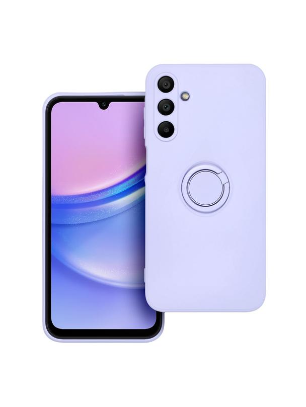 Futerał SILICONE RING do SAMSUNG A15 5G / A15 4G fioletowy
