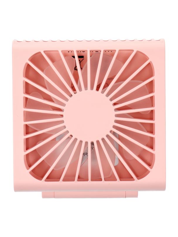 Wentylator / wiatrak przenośny składany F10 różowy