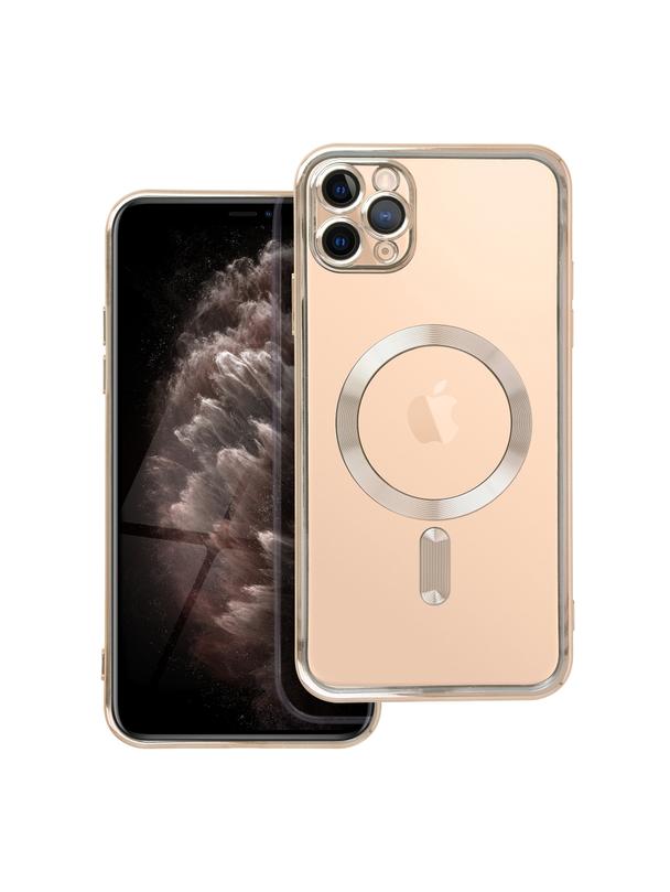 Futerał ELECTRO MAG COVER kompatybilny z MagSafe do IPHONE 11 Pro Max złoty