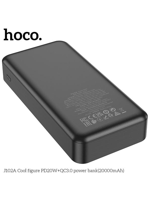 Powerbank Hoco 20000 mAh QC3.0 PD 3A 20W J102A czarny