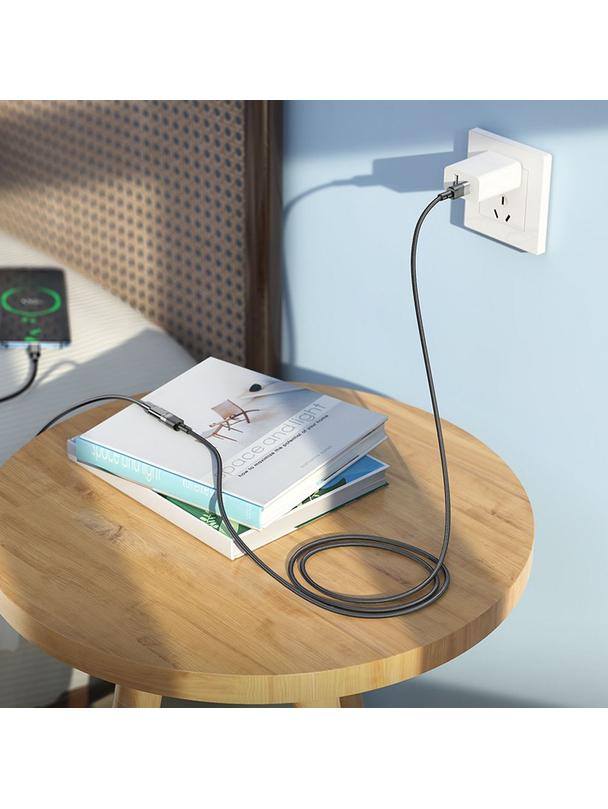 Adapter OTG USB C do USB C Hoco 3A 1,2 m U107 czarna