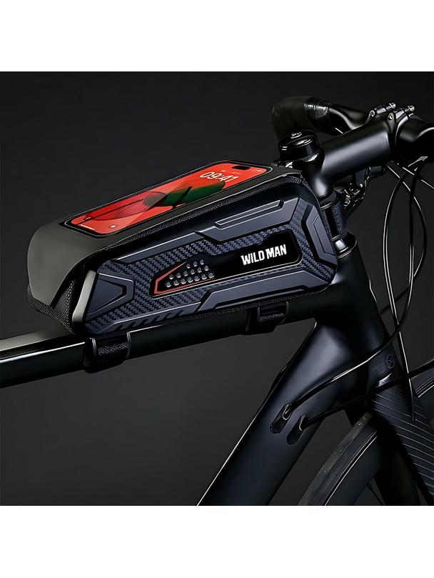 WILDMAN sakwa rowerowa na ramę na zamek 1L (4" - 7") M90 czarna