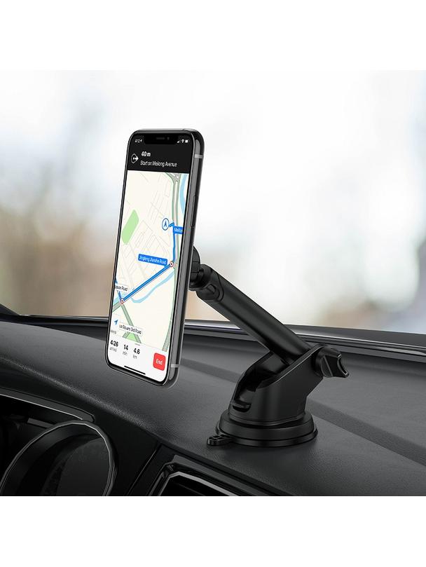 Uchwyt na telefon do samochodu magnetyczny Hoco do szyby / deski CA67 czarny