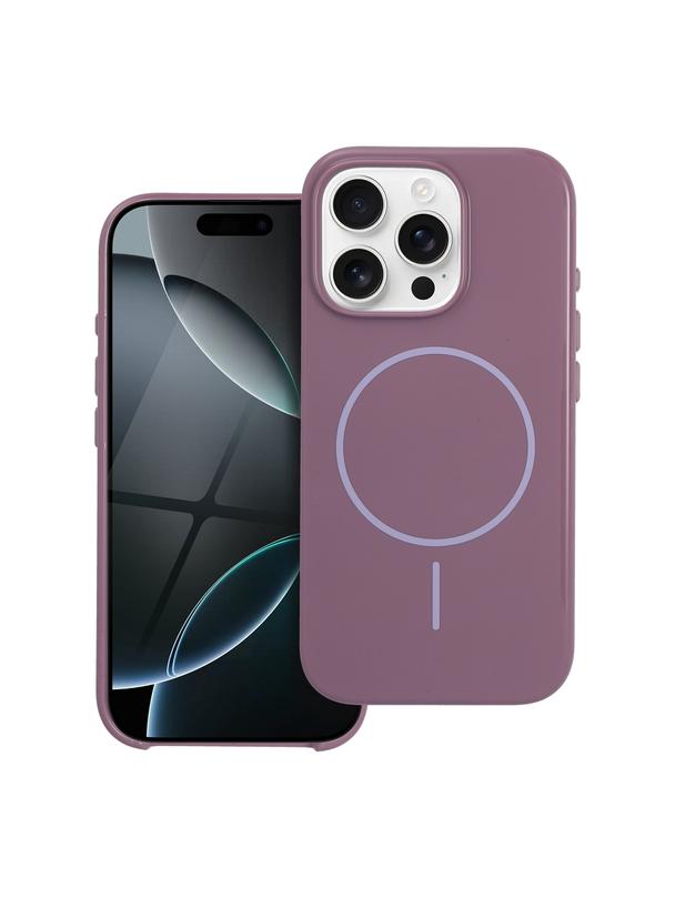 Glossy Mag Cover kompatybilny z MagSafe pasuje do IPHONE 17 PRO fioletowy