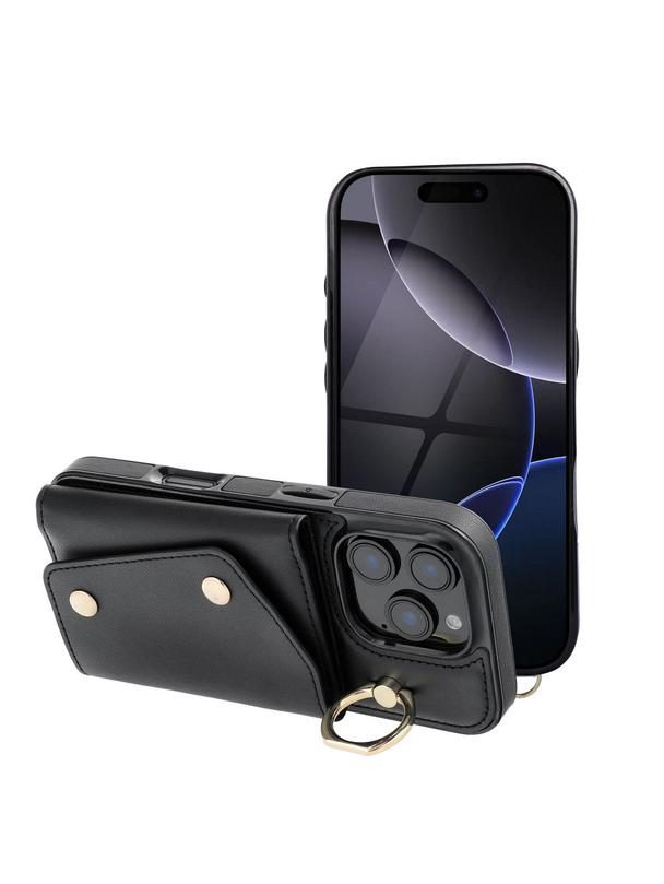 Futerał portfel WONDER dla IPHONE 15 czarny