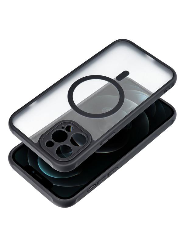 Futerał FULL MATTE MAG COVER kompatybilny z MagSafe do IPHONE 12 Pro Max czarny
