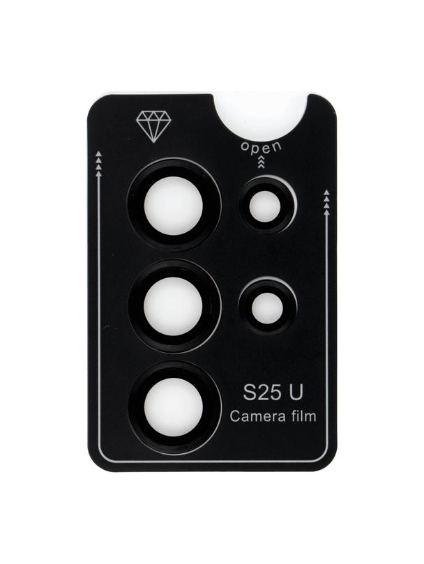 Osłona aparatu PROTECTOR 9H + aplikator do SAMSUNG S25 ULTRA czarna