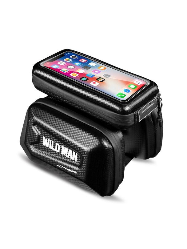 WILDMAN sakwa rowerowa na ramę na zamek  E6S 1,2L ( 4" - 7" ) czarna