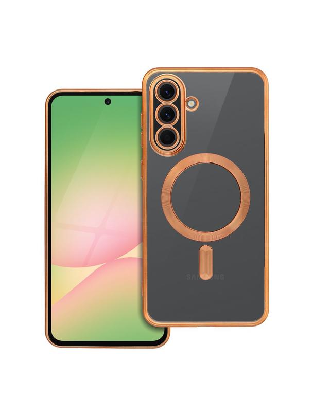 Futerał ELECTRO MAG COVER kompatybilny z MagSafe do SAMSUNG A56 złoty