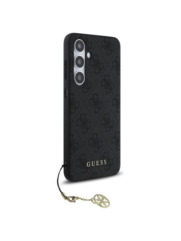 GUESS futerał do SAMSUNG S24 FE GUHCS24FEGF4GGR (HC PU 4G Charm) szary