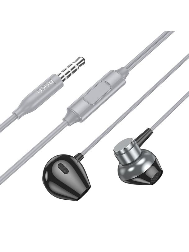 Słuchawki przewodowe douszne Jack 3,5 mm Hoco M125 szare
