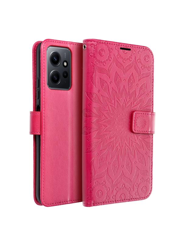 Kabura MEZZO Book do XIAOMI Redmi Note 12 4G mandala magenta