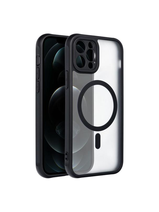 Futerał FULL MATTE MAG COVER kompatybilny z MagSafe do IPHONE 12 Pro czarny