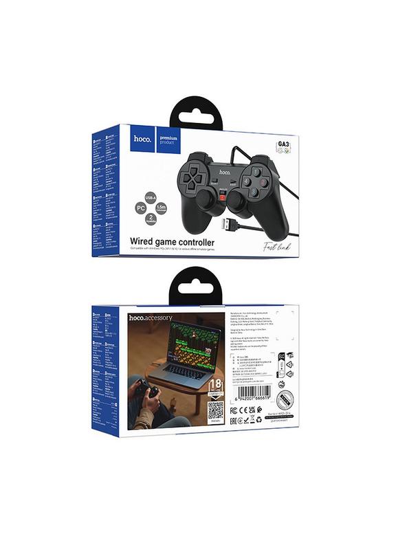 Pad przewodowy Hoco do PC Fast Link GA3 czarny