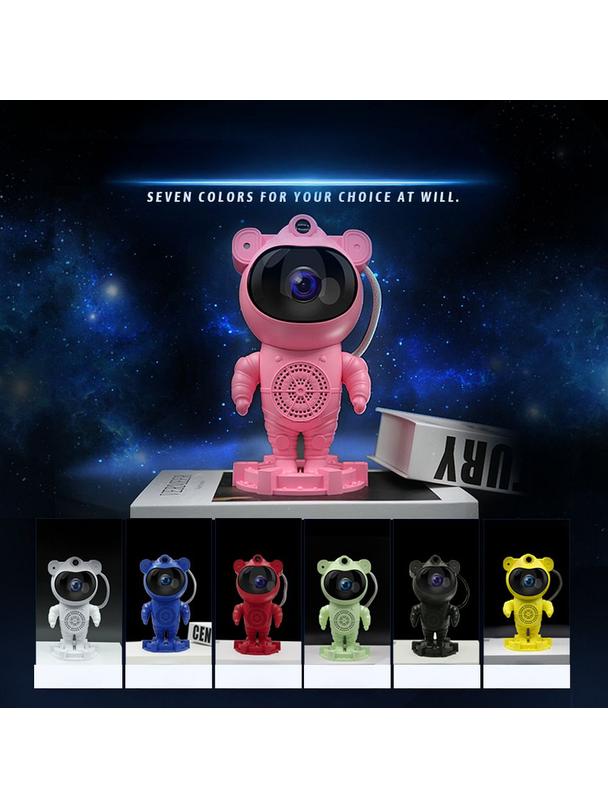 Projektor gwiazd astronauta z głośnikiem bluetooth X2502 różowy