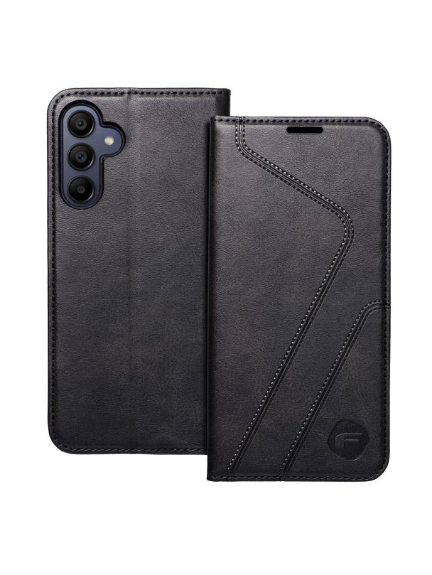 Pokrowiec na Samsung A15 5G Forcell F-Protect RFID Blocker Book czarny