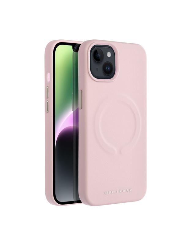 ROAR futerał LEATHER MAG kompatybilny z MagSafe do IPHONE 12 Pro Max Różowy