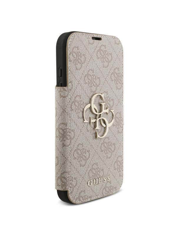 GUESS kabura do IPHONE 17 Pro GUBKP17L4GMGPI (PU 4G Metal Logo) różowa