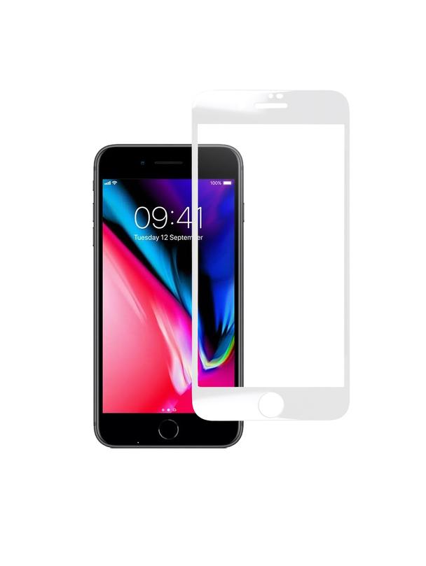 Szkło hartowane do iPhone 7 / 8 PLUS (full glue) Blue Star 5D białe