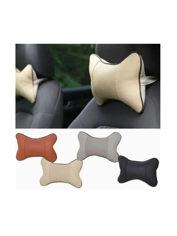 Poduszka na zagłówek do samochodu beżowa