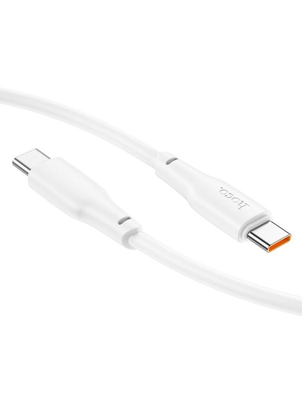 Kabel USB C do USB C Hoco 3A 100W 1 m X93 biały