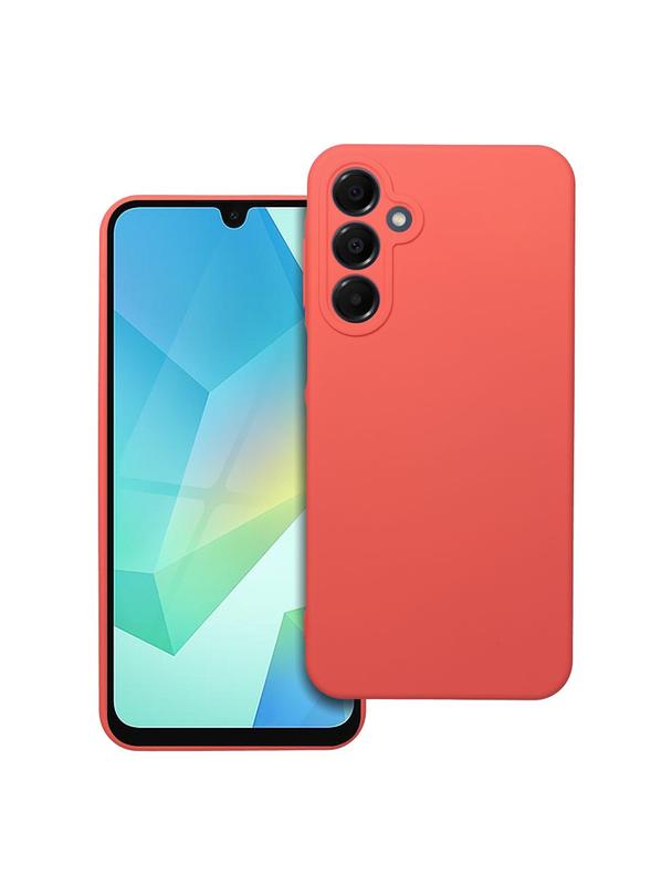 Futerał SILICONE do SAMSUNG A16 5G / A16 4G brzoskwiniowy