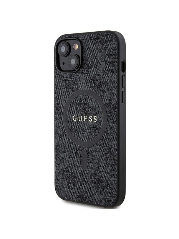 GUESS futerał do IPHONE 14 kompatybilny z MagSafe GUHMP14SG4GFRK (4G Ring classic logo) czarny