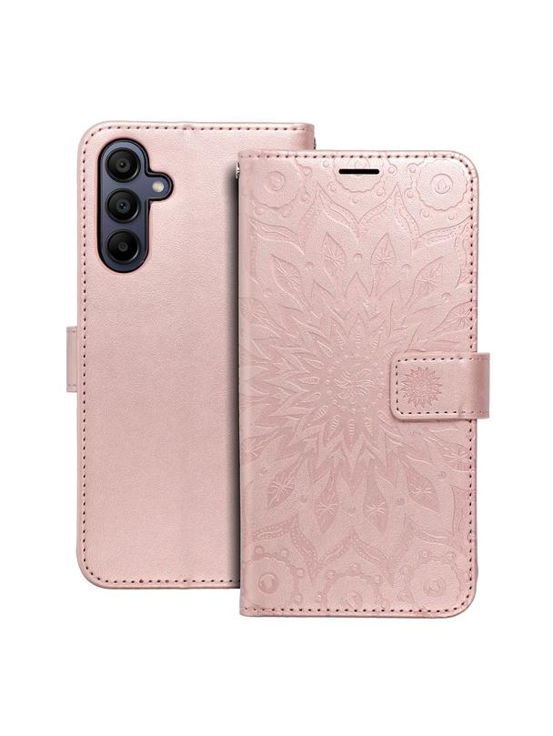 Kabura MEZZO Book do SAMSUNG A15 4G / A15 5G mandala złoty róż