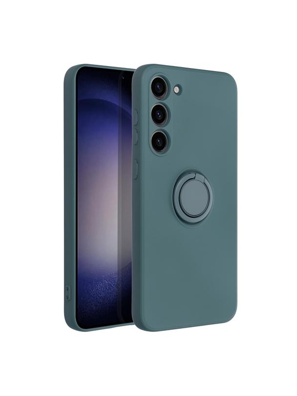 Futerał SILICONE RING do SAMSUNG S23 Plus zielony