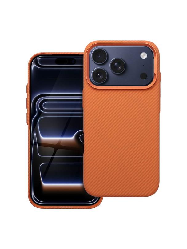 Futerał do iPhone 17 Kevlar zgodny z MagSafe pomarańczowy