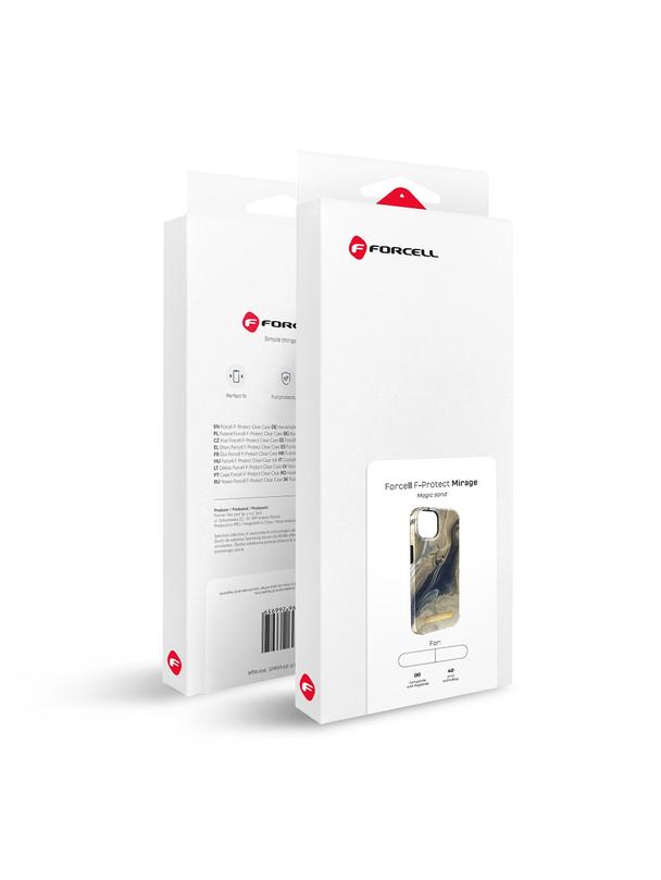 Etui na iPhone 14 Forcell F-Protect Mirage zgodny z MagSafe magic sand