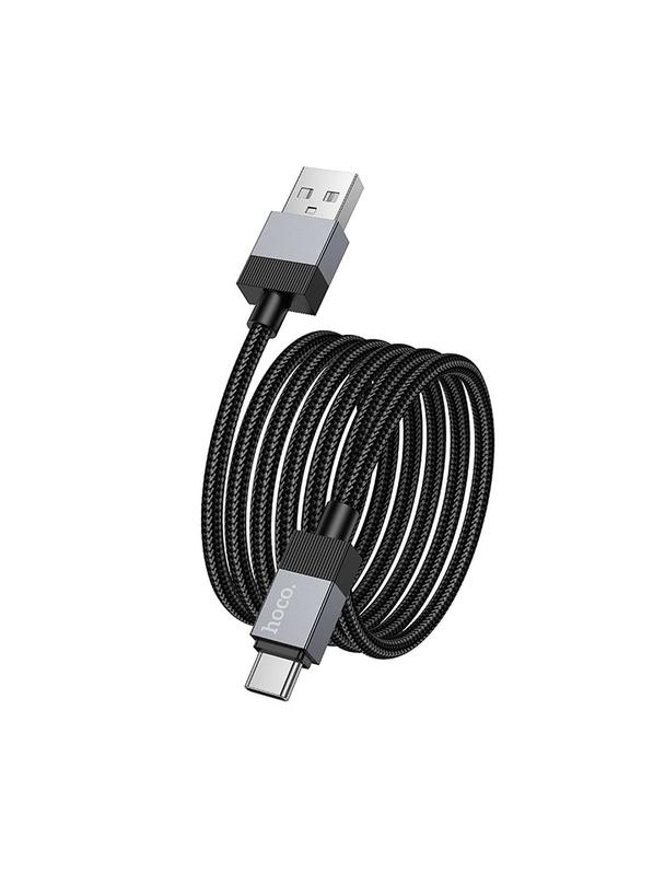 Kabel USB A do USB C Hoco 3A 1 m X110 czarny