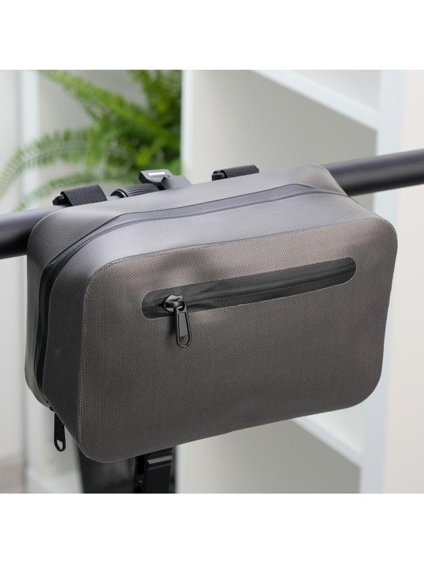 Torba na rower / hulajnogę na kierownicę wodoodporna z zamkiem FSBFB-674 niebieska