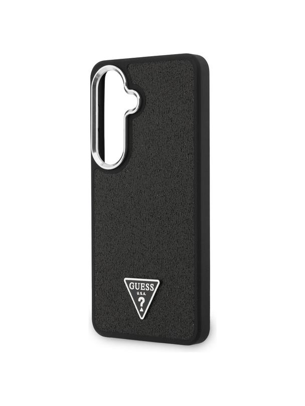 GUESS futerał do SAMSUNG S26 GUHMS26SPFGTSCMK (Fixed Glitter Triangle MagSafe) czarny