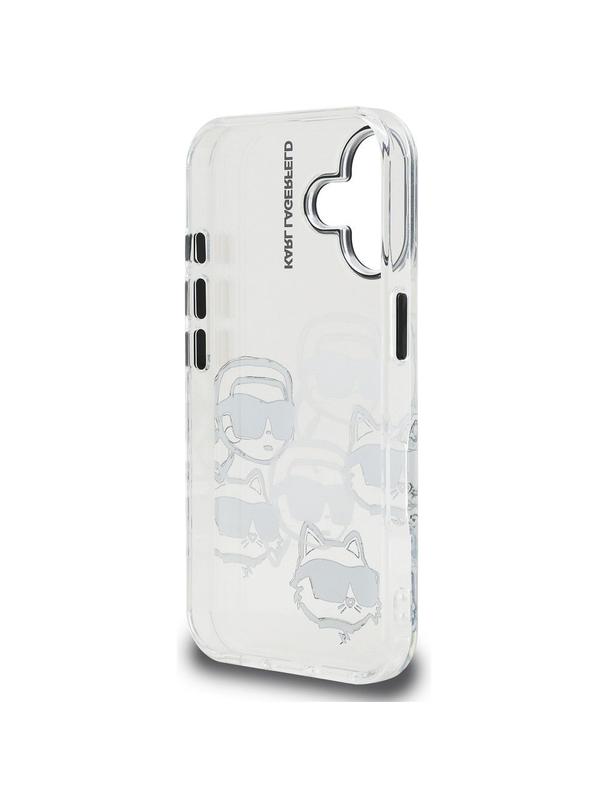 KARL LAGERFELD futerał do IPHONE 16 KLHCP16SHMCHKCT (IML Multi K&C Head Pattern)