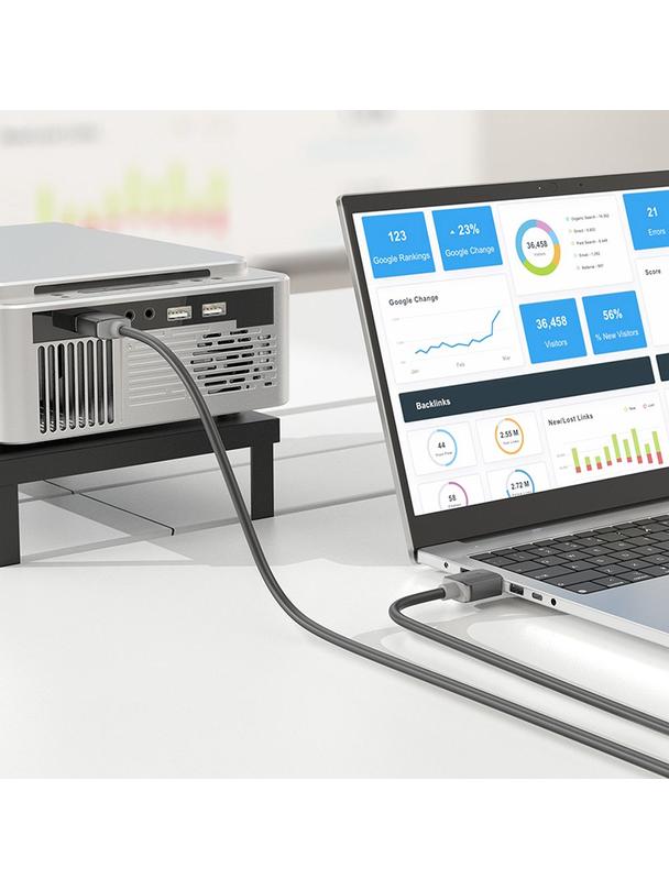Kabel HDMI do HDMI Hoco ver. 2.0 4K/60Hz 1 m US08 czarny