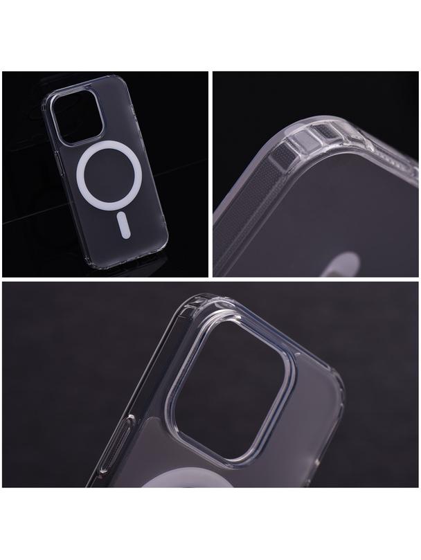 Futerał FROST MAG COVER kompatybilny z MagSafe do IPHONE 14 Pro transparentny zmrożony