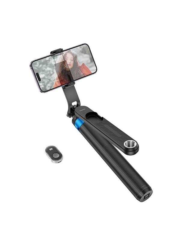 Selfie stick Hoco tripod z pilotem bezprzewodowym K22 czarny