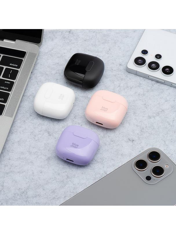 Słuchawki bezprzewodowe douszne Blue Star FI7 TWS pudrowy róż