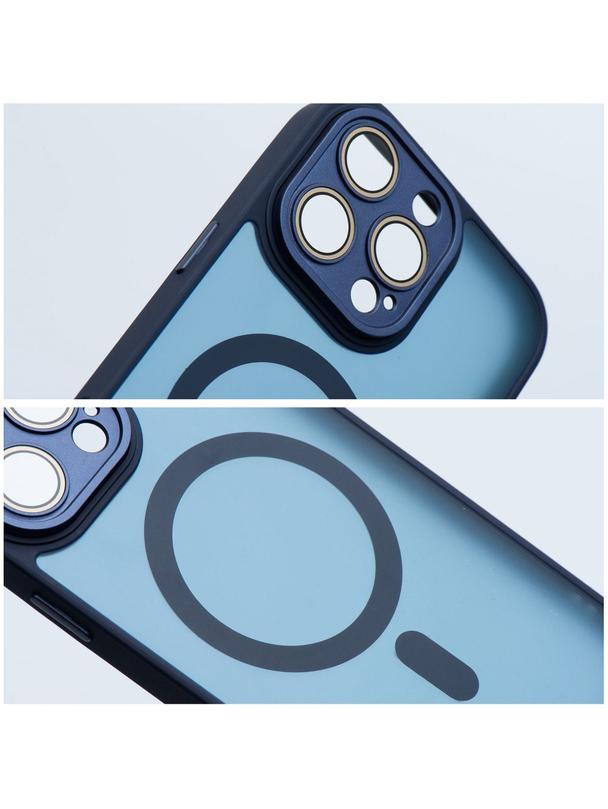 Futerał VARIETE MAG COVER kompatybilny z MagSafe do IPHONE 16 granatowy