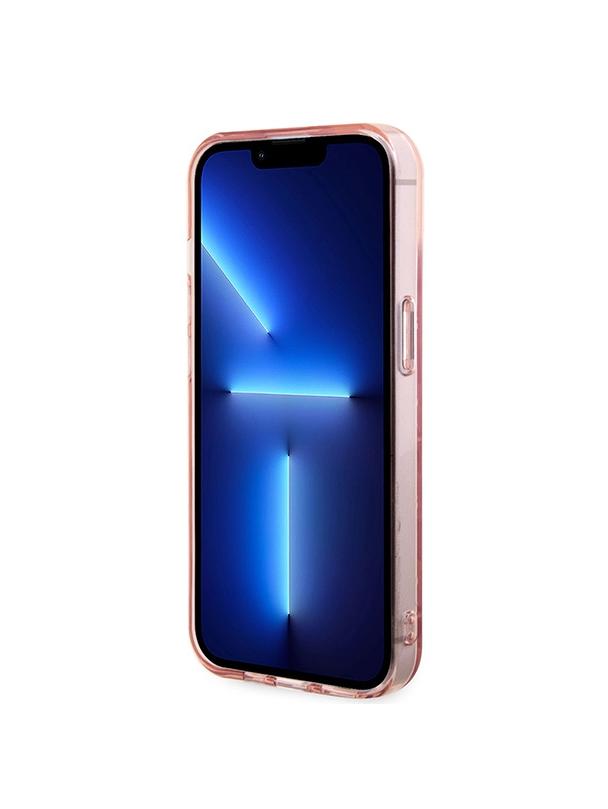 KARL LAGERFELD futerał do IPHONE 15 KLHCP15SHNCMKLP (Monogram) różowy