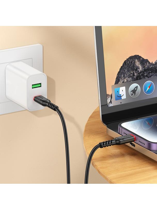 Kabel USB C do Lightning Hoco PD 27W 3 m X59 czarny